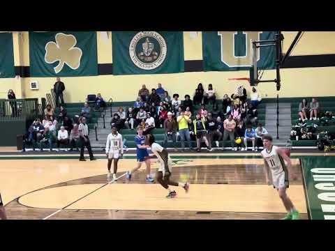 Video of Noah Bell #11 - UHS - 23-24 Freshman Season - 1st (2) Varsity Dunks & Chase Down Block
