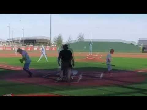 Video of Parker Hayes - April 16, 2024 - 7IP, 4H, 0R, 2BB, 12KOs