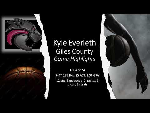 Video of Kyle Everleth _ Giles County Game Highlights