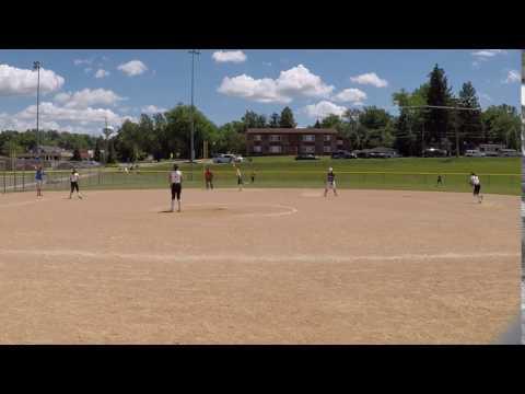 Video of Haley Trela, jump double play for Sycamore Sycos