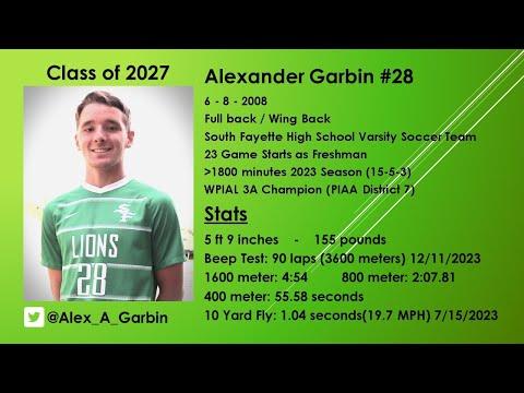 Video of Alex Garbin SF HS 2023 Highlights - Freshman