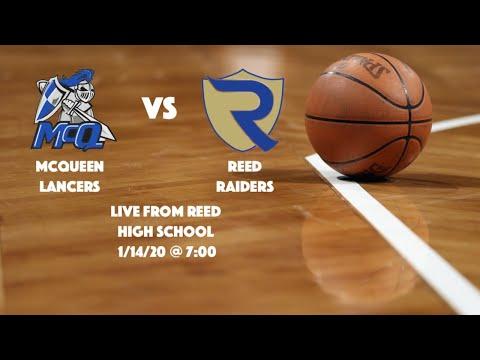 Video of McQueen Lancers vs Reed Raiders in Varsity Basketball