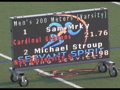Video of 200 Meter Dash 21.98 District 14 2A Championship