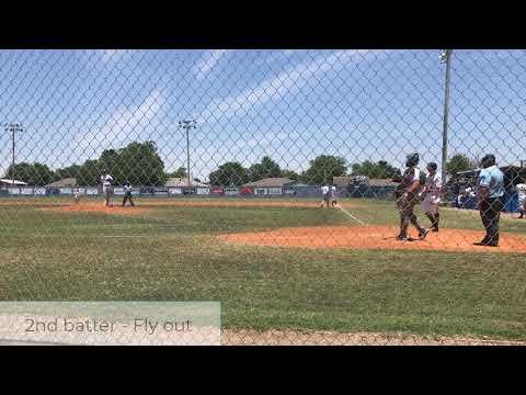 Video of Hitting/pitching highlights PG OKC tourney 6-11 to 6-14 2020
