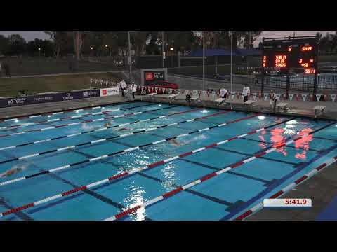 Video of 2020 Toyota US Open Irvine 800 Freestyle 8:08.21 Olympic Trial Qualified