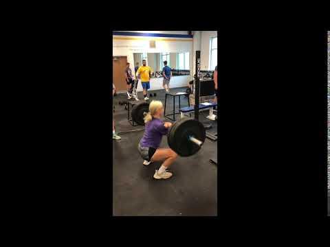 Video of New School Record - 125 lbs at 130 Wt Class