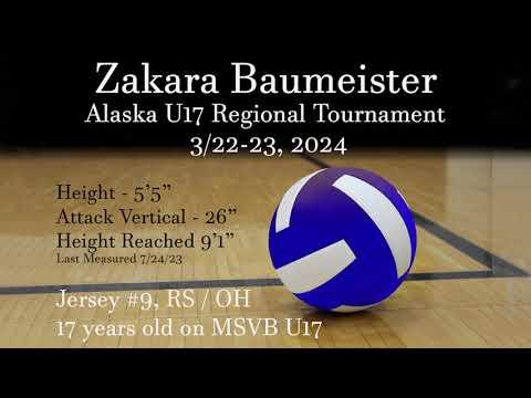 Video of Alaska U17 Regional Tournament 3/22-23, 2024