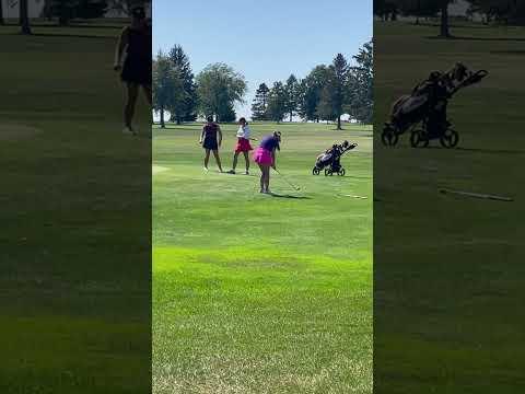 Video of   Marissa chipping at the Mercer County open