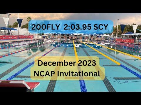 Video of 200 Fly 2:03.95 SCY