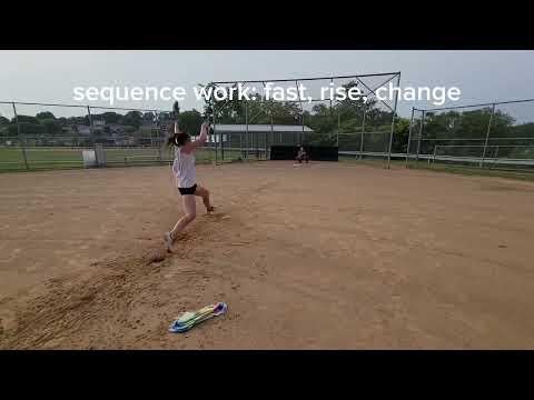 Video of Pitching practice clips
