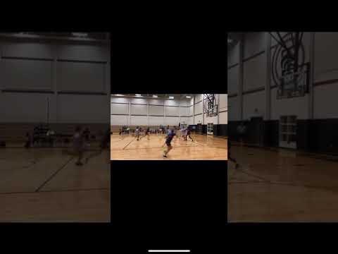 Video of Danika Aristide on the court Basketball Action 8th Grade Westwood Junior High Palestine, Texas