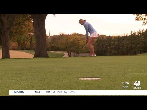 Video of Shawnee Mission East Freshman golfer Ella Slicker wins Kansas Class 6 girls golf championship