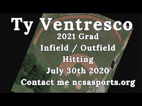 Video of Ty Ventresco July 30 2020 Baseball