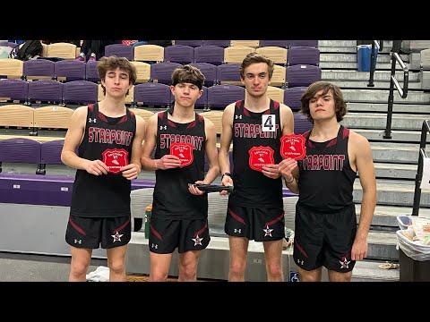 Video of 2/29/23 - 2nd place Section VI indoor 4x800