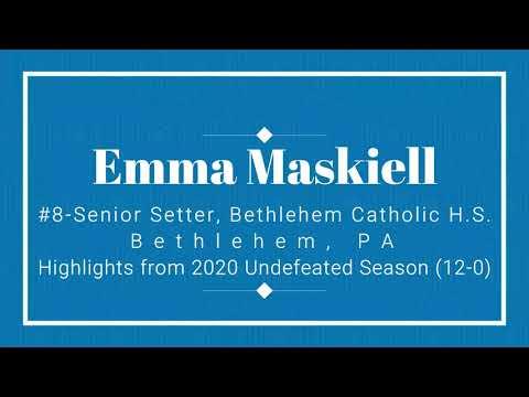 Video of Emma Maskiell Setter Highlights 2020