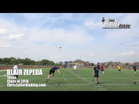 Video of Blair Zepeda - Chris Sailer Kicker Texas Class of 2018
