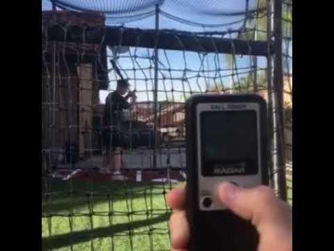 Video of Seth Fox 91 exit velocity 