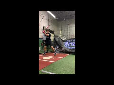 Video of Jake Mangiaratti - Hitting 89 Exit Velocity