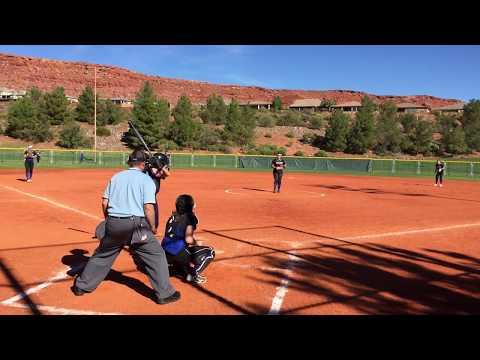 Video of Amanda Insalaco - HR - 18U Desert Fall Championship (11/2/18) (3rd at-bat after breaking my hand)