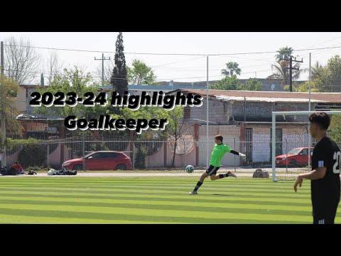 Video of Oscar Garza/Goalkeeper Highlights 2023-24 December- February.