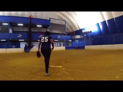 Video of Pitching  behind circle view