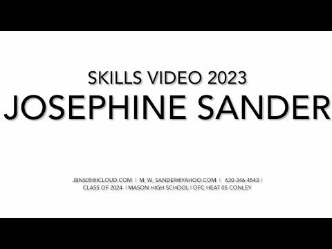 Video of Jo Sander - Class of ‘24 Skills Video - Junior Year