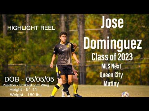 Video of Jose Dominguez (RW) - Queen City Mutiny U19 2022/2023 MLS Next Fall Highlight Reel