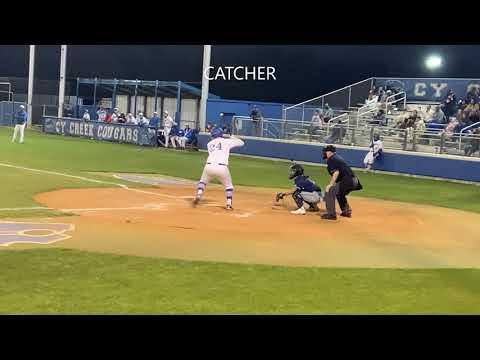 Video of Kyle Marr 2021 #4 Cy Ridge vs Cy Creek -Catcher