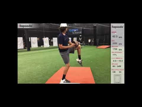 Video of 7/16/21 Rapsodo spin rates