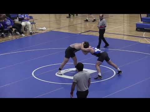 Video of 215 - D1 #1 Jimmy Colley (Davison) vs D1 #13 Connor Bercume (DCC)