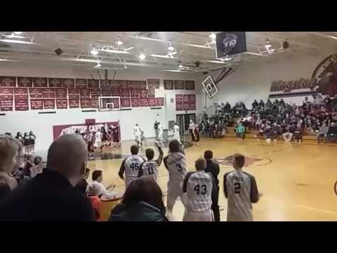 Video of Nathan Cloyd Class of 2019 No. 5 - Kingston Varsity (white) vs Deckerville (Jan 2017)