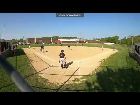 Video of School softball hit