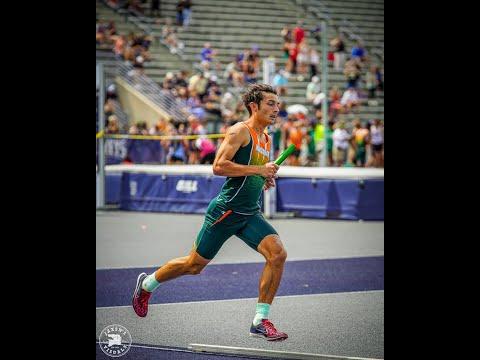 Video of 4x800m 7:47; 1:56 split