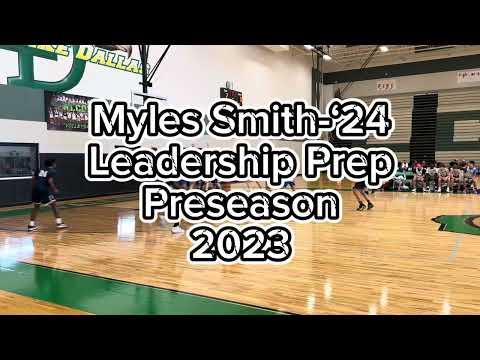 Video of Myles Smith-HS Preseason Highlights 2023