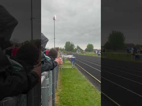 Video of Maxwell Miles wins 200 meter...qualifies for State