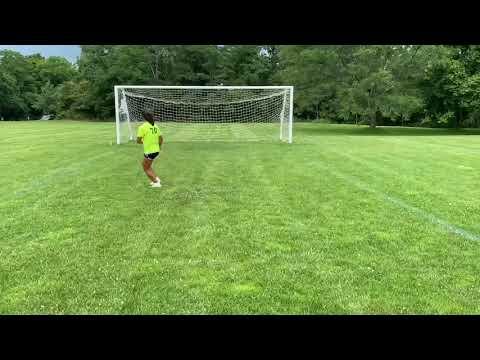 Video of Left and right footed PKs