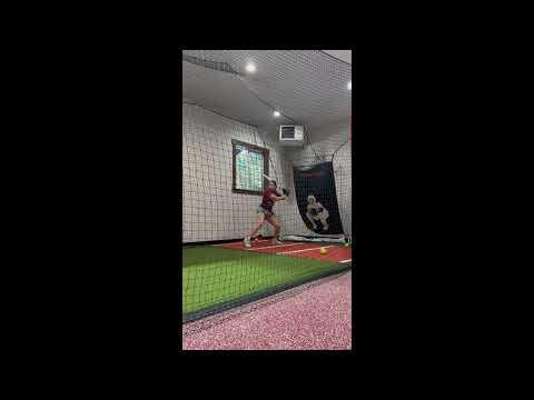 Video of Cadence Skibitsky 2026- Batting Practice March 2024
