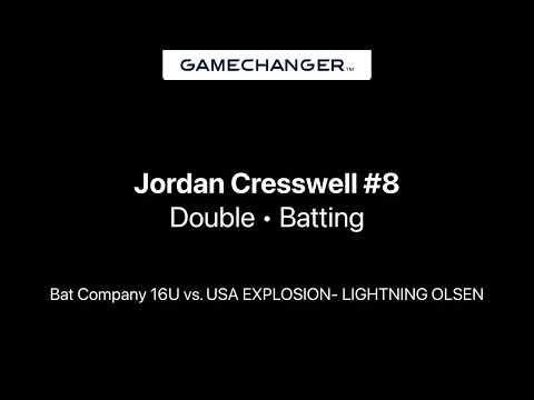 Video of Jordan Cresswell vs. USA Explosion Lightning