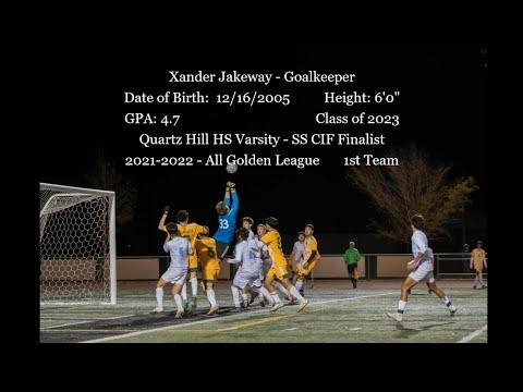 Video of Xander Jakeway, Goalkeeper, Class of2023 High School Video 2021-2022