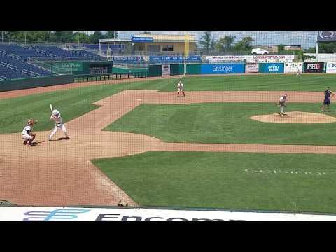 Video of Jarrett Buchholz Batting at Penn State Camp. Double into Right Center.