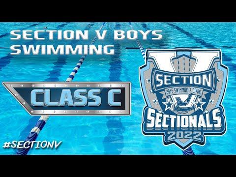 Video of Section V - Boys Swimming Finals - Class C - 2/18/22