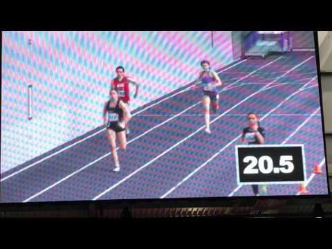 Video of 200m indoor, Lane 1