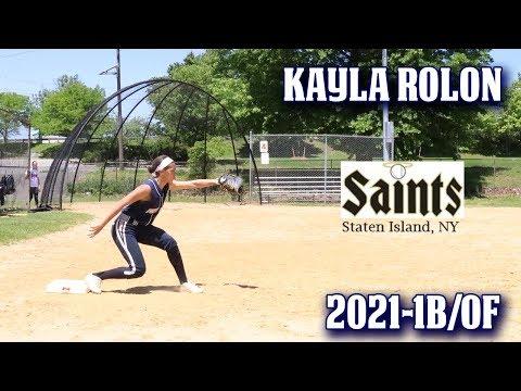 Video of 2021-1B/OF Kayla Rolon Softball Skills Video