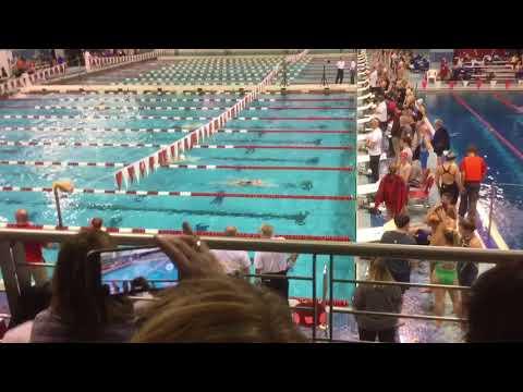 Video of 400 IM January 2018- Lane 7, age 13