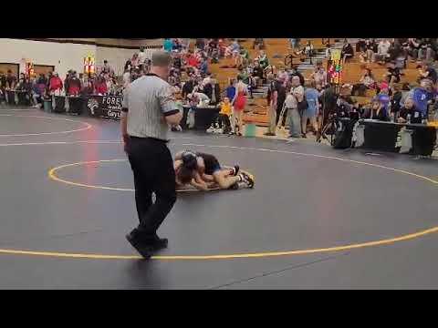 Video of Lucas 1-27-24 Sectionals Final 3rd Place Win