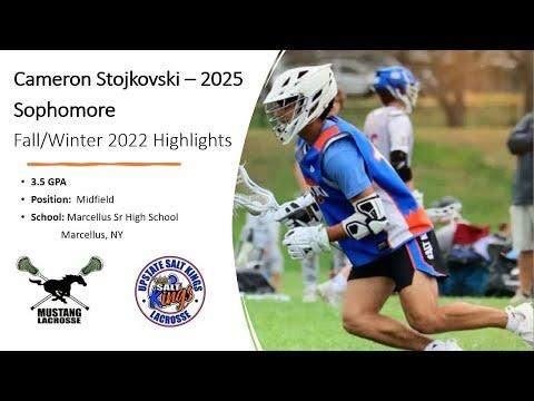 Video of Cam Stojkovski Fall/Winter 2022 Lacrosse Highlights