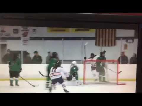 Video of McDonald leads Potsdam Varsity with first goal against Salmon River 1/19/2019