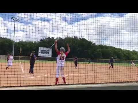 Video of Karli scores 2 with a double