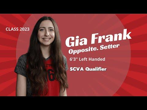 Video of Gia Frank SCVA Qualifier Opposite Highlights 