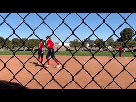 Video of Saige Fielding and Catching Skills